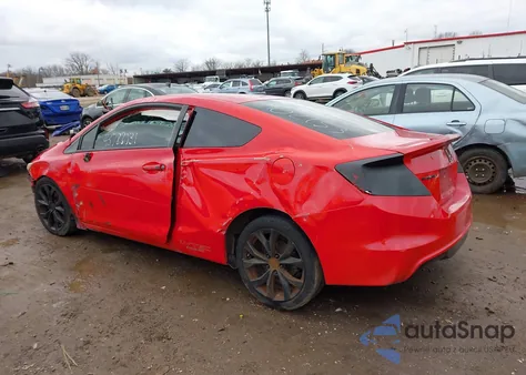 2012 Honda Civic Si from USA, damaged, VIN 2HGFG4A54CH702153